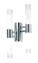 Eglo 85036A Havanna, Chrome, 4-Light Wall Light Fixture