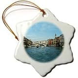 Vacation Spots - The Rialto Bridge Venezia Italy - Ornaments