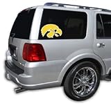 Iowa Hawkeyes 12x10 Die-Cut Window Film