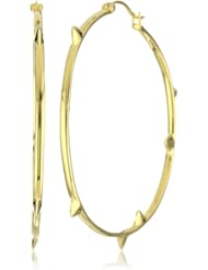 Elizabeth and James Thorns 18k Gold-Plated Large Hoop Earrings