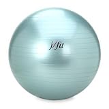 J/Fit Professional Grade Exercise Ball 75 cm with Pump (Jade Green)