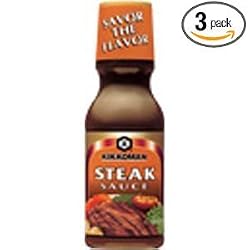 Kikkoman Steak Sauce, 11.75-Ounce Bottle (Pack of 3)