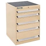 5-Drawer Modular Cabinet W/ Suspension Slides - 24x24x31-11/16