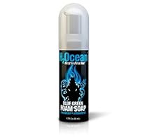 1.7oz H2Ocean Blue Green Foam Soap Tattoo & Piercing Aftercare