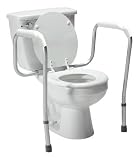 Toilet Safety Rails /Toilet Frame Guard Hand Rail Arms Bar FREE SHIPPING