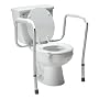gf Lumex Adjustable Height VersaFrame Toilet Safety Rails/Frame/Arms Guard Hand Rail