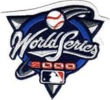 2000 World Series Official MLB Jersey Sleeve Patch - Yankees over Mets