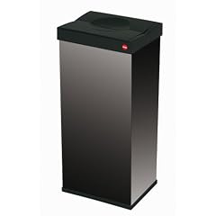 Hailo 6402-761 Gro�raum-Abfallbox mit Schwingdeckel Big-Box 60, schwarz