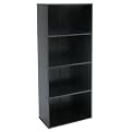 Tall Bookcase Wood Composite - Black
