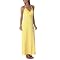 Juniors' Mossimo Supply Co. Long V-Neck Braided Halter Dress - Daffodil