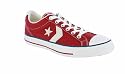 Converse Star Player Canvas Ox - Red/ Beige
