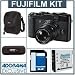 Fujifilm X10 Digital Camera Kit,with 8GB SD Memory Card, Spare Lithium-Ion Type Battery, Camera Case, USB 2.0 SD Card Reader