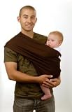 Peanut Shell Cotton Stretch Pouch Style Baby Sling, Brown, Small / Medium - cod. B002S52X9G