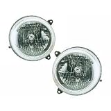 Jeep Liberty Headlights OE Style Replacement Headlamps Driver/Passenger Pair New