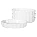 BIA Porcelain Oval Quiche Set of 4 - White