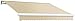 Awntech 20-Feet Maui-LX Manual Retractable Acrylic Awning, 120-Inch Projection, Taupe Multi Colored