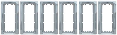 1997 - 2001 JEEP Cherokee Sport High Impact Triple Chrome Plated ABS Grille Grill Inserts Overlays