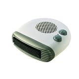 PORTATABLE WARMLITE ELECTRIC 2KW FLAT FAN HEATER W ADJUSTABLE THERMOSTAT