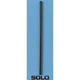 Solo 7 3/4 Black Jumbo Unwrapped Straws, 250 count