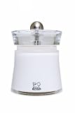 Peugeot Bali Acrylic Blanc Salt Mill, 8cm