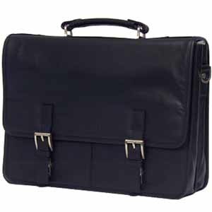 Kenneth Cole Reaction Christina Flap-pelgate 5 Double Gusset Leather Flapover Portfolio