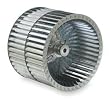 Dayton 2UTU7 Blower Wheel, Dia 9 7/16 In, Bore 1/2 In