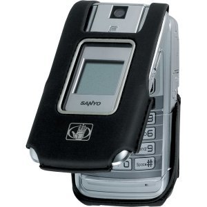 9072301 Body Glove Black and Silver Case with Swivel Belt Clip for Sanyo SCP-8500 Katana DLX