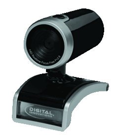 Digital Innovations Chatcam Black 720P HD Web Cam Snapshot Button For Still Image Capture