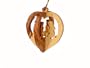 Olive Wood Nativity Ornament- Heart Shaped