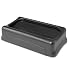 Rubbermaid Swing Top Lid for Slim Jim Waste Containers, 11-3/8 x 20-3/8, Plastic, Black