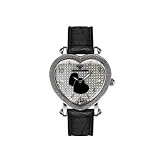 Floating Diamonds Watch, Aqua Master Ladies Heart Watch 0.30 ctw