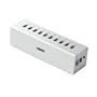 [10 Port Hub in alluminio stile Apple] Anker�Uspeed 10 Port USB 3.0 Hub con adattatore di alimentazione da 12V 4A e 1m di cavo USB 3.0, compatibile con Windows XP / Vista / 7/8, Mac OS X - 18 mesi di garanzia, chipset VIA VL812