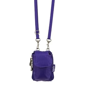Baggallini Rip Stop Flip Phone Case, Purple