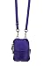 Baggallini Rip Stop Flip Phone Case, Purple