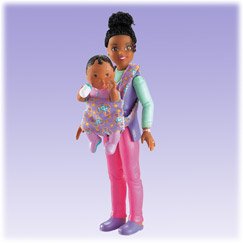 Loving Family African American Mom and Baby