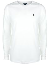 Ralph Lauren Mens Crew Neck Longsleeve White