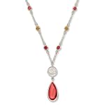 San Francisco 49ers Crystal Logo Necklace