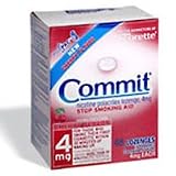 Commit Stop Smoking Lozenges 4 mg, Cherry Flavor - 48 Each