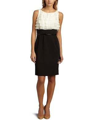 Calvin Klein Women's Tiered Front Career Dress