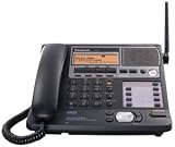 Panasonic 5.8 Ghz 4-Line FHSS Expandable Cordless Phone System with Call Waiting Caller Id and Answering System (KX-TG4500B)