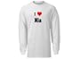 I Love/Heart Nia Adult Long Sleeve T-Shirt WHITE LARGE