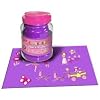 Fuzzy Felt Pink & Sparkly Tub