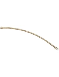 14k Yellow Gold 3 1/3 ct or 6 ct tw Diamond Tennis Bracelet 7"