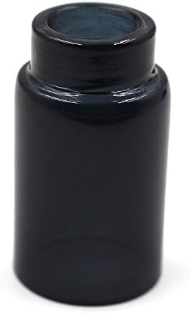 Colorful Replacement Glass Bell Cap Cube Tank for Nautilus Mini Atomizer Vapor (Black)