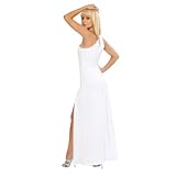 One-Shoulder Cutout Gown with Zipper Detail