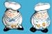 FAT Italian Bakery French Chef Salt & Pepper Shaker