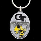 NCAA Team Logo Key Ring - Georgia Tech Yellow Jackets