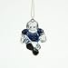 Dallas Cowboys NFL-Crystal Halfback 3" Christmas Tree Ornament - NFL Football