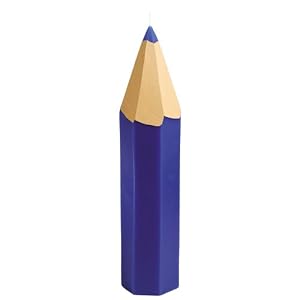 Blue Point a la Ligne Giant Colored Pencil Candle