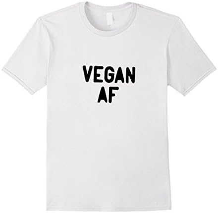 Men's Vegan AF Shirt | Vegan Clothing | Vegetarian Shirt | T-Shirt XL White